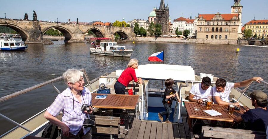 Prague Cruise: 1-Hour on the River Vltava - The audio guide keeps the ride informative