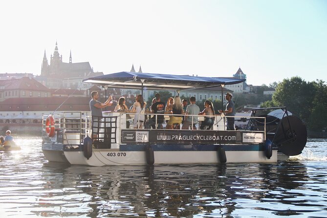 Prague Cycle Boat - The Swimming Beer Bike - Who gets the best value?