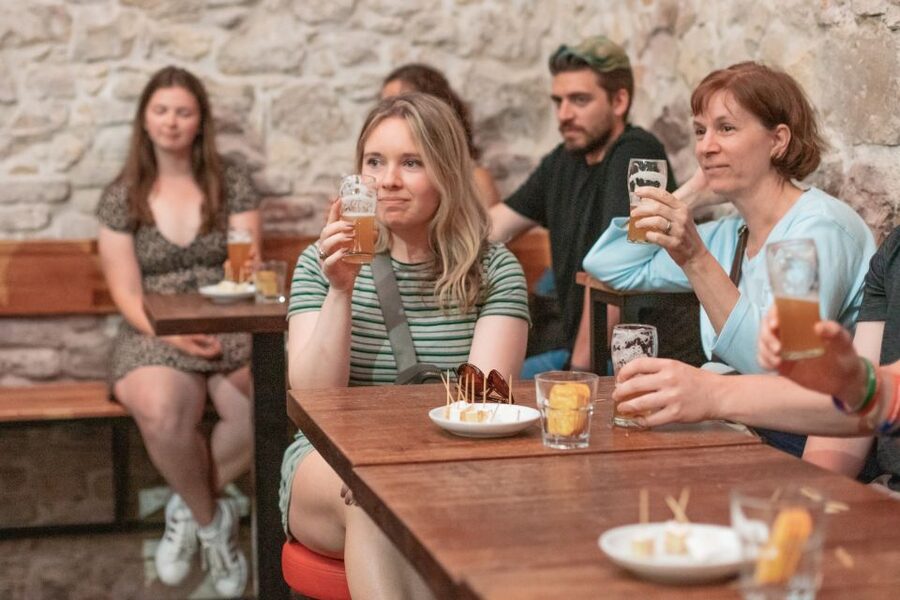 Prague: Czech Beer-Tasting Experience with Snacks - A relaxed old-pub feel, with group energy