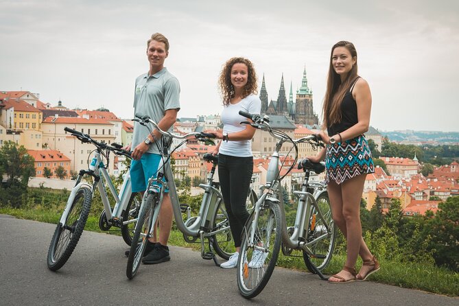Prague E-Bike City Sightseeing Tour - Letná Park and the city view