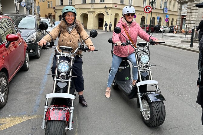 Prague E-Scooter Adventure: Fun & Easy Sightseeing 3Hours Tour - Old Town Square and the city’s central story