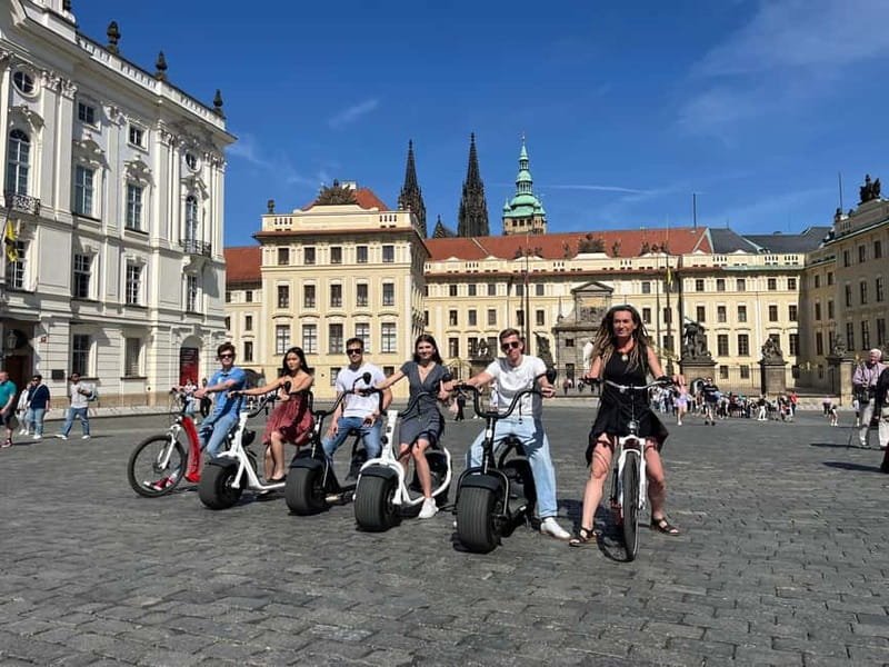 Prague E-Scooter City Tour: Regular or Fat Tire - Key points at a glance