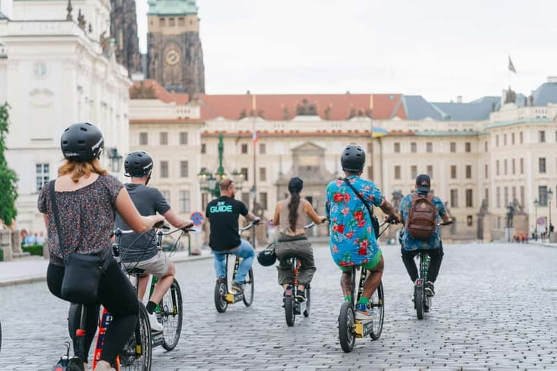 Prague: E-Scooter Grand City & Panoramas Small-Group Tour - Prague Castle and the castle district