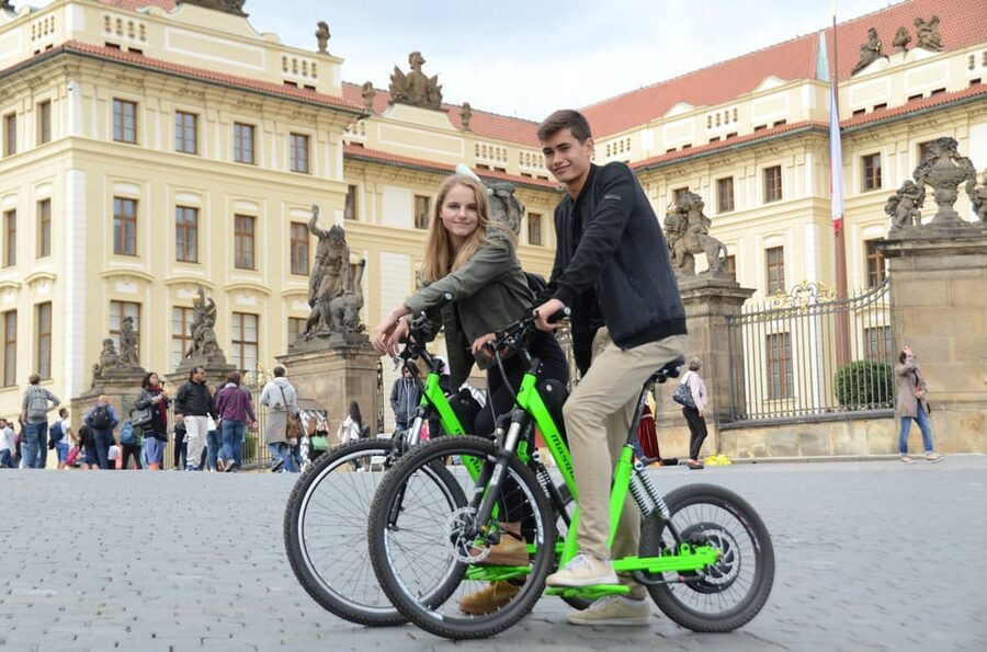 Prague Electric Scooter and eBike Grand Tour - Family use, comfort, and weather