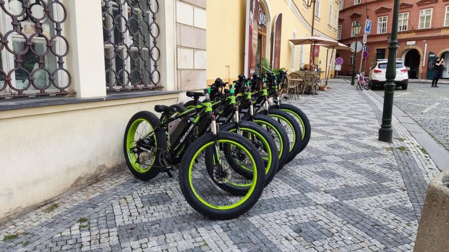 Prague: Electric Scooter & Cruiser Fat eBike Rental - Starting beside Charles Bridge in Lesser Town
