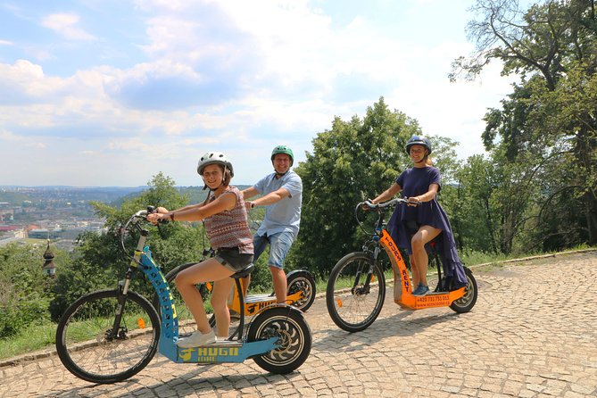 Prague: electric scooter & E-bike guided tour - Lennon Wall and Kampa Island