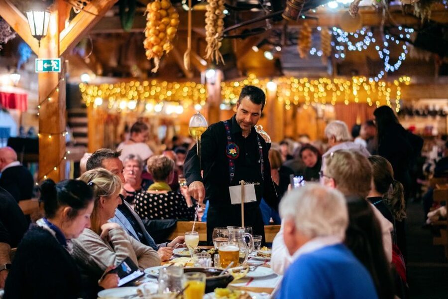 Prague: Evening Folklore Garden Party with Traditional Menu - Timing, transport, and the ride back