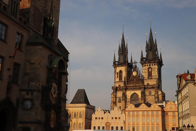Prague evening/lights tour by car - Old Town Square and the final city lights