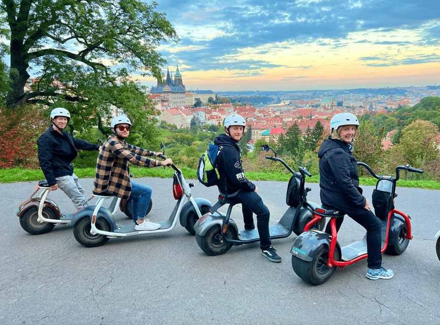 Prague: Fat Tire E-Scooter Guided Tour - Price, timing, and what you receive