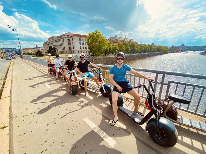 Prague: Fat Tire E-Scooter Guided Tour - Letná Park delivers the big skyline view