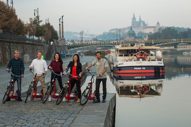 Prague Fat Tire or Regular Scooter City Tour - Letna Park and the Metronome: Prague from above