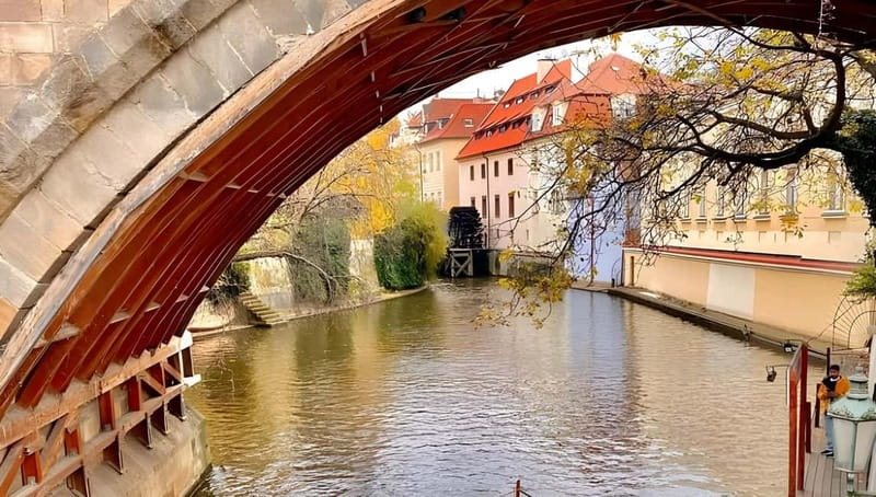 Prague: Full-Day Guided Tour of Prague in a Small-Group - Crossing Charles Bridge toward Kampa Island