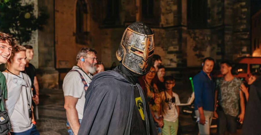 Prague: Ghost Walking Tour Where Legends Come To Life - Old Town Square and the skeleton on the clock