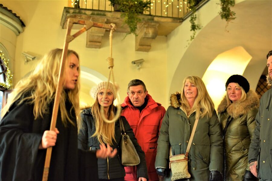 Prague: Ghosts, Legends, Medieval Underground & Dungeon Tour - Below street level in the medieval underground