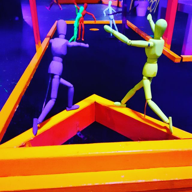 Prague: Glow Golf Mini Golf Game by UV Light - A Neon Course Beneath Old Town Prague