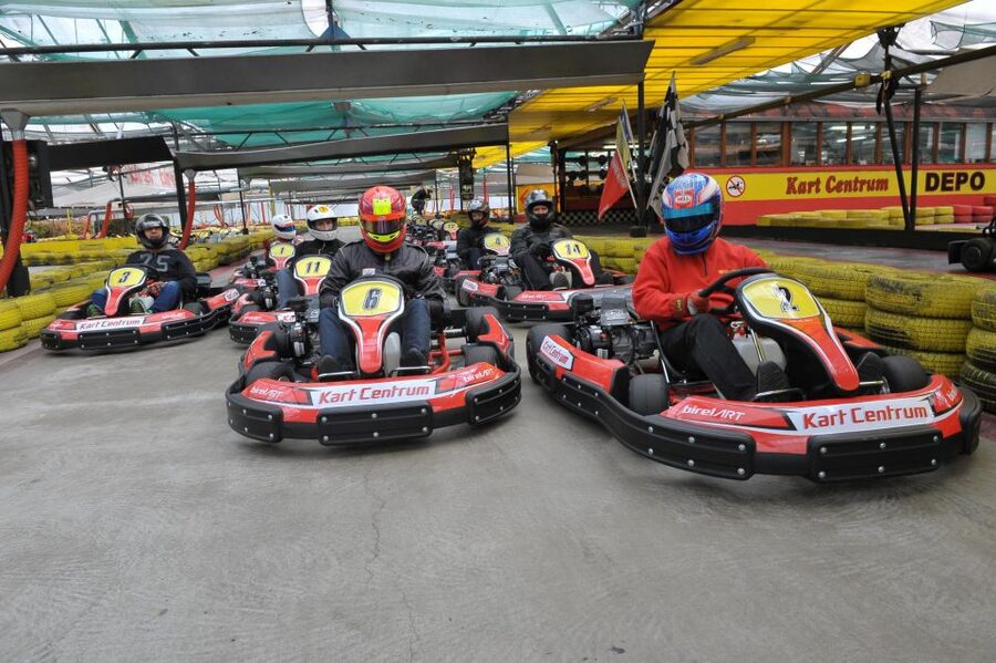 Prague: Go-Kart Racing Experience - A long track outside Prague