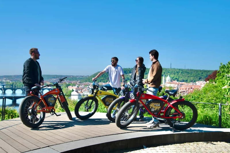 Prague: Grand City Tour on Fat e-Bike - Starting beside Charles Bridge in Lesser Town