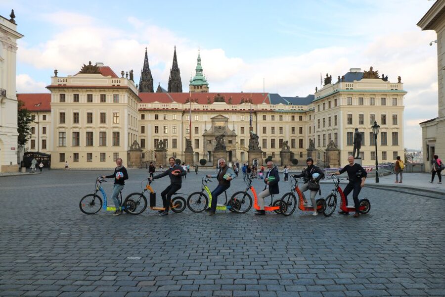 Prague: Grand e-Scooter Guided Tour - Strahov Monastery and the high western ridge