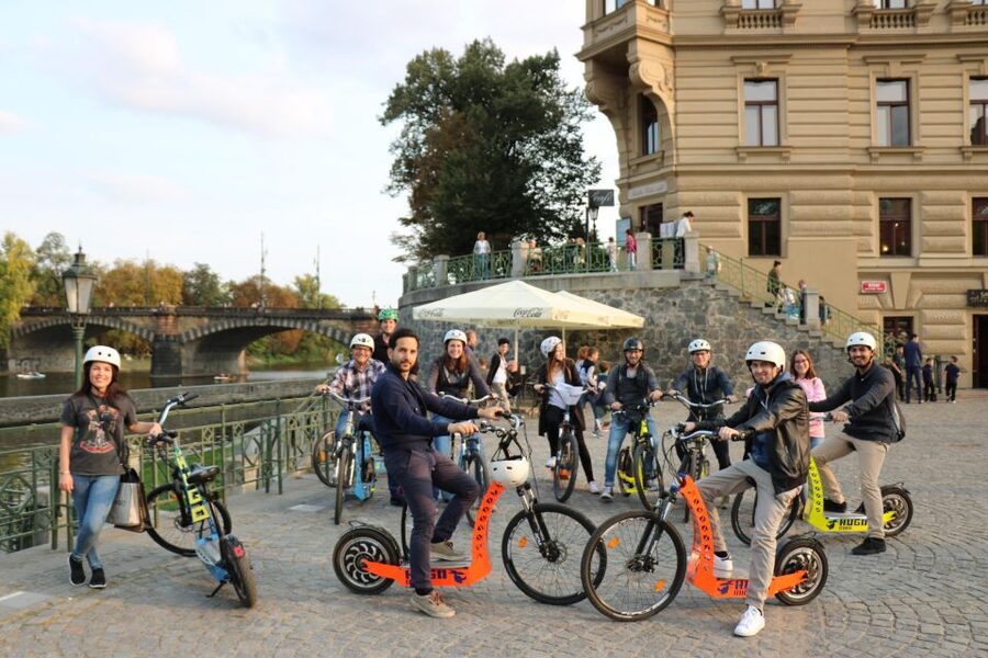 Prague: Grand Segway and eScooter Live Guided City Tour - Letna’s views and Prague’s giant metronome