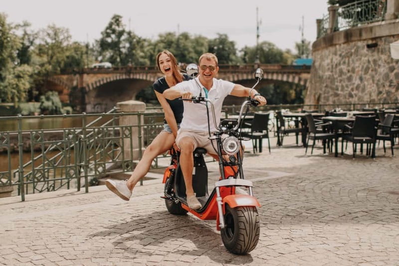 Prague: Guided Fat Tire e-Scooter Tour - Hradčanska Square and the Prague Castle district