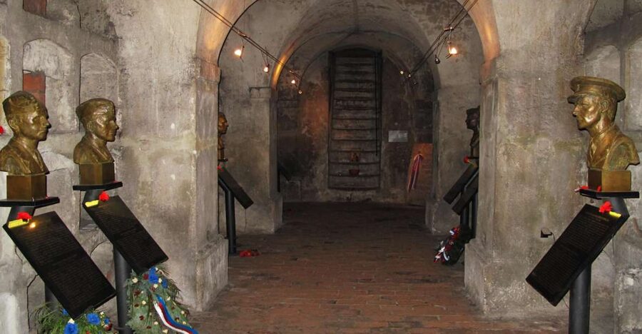 Prague: Guided Operation Anthropoid Tour with Lidice - Inside the St. Cyril and Methodius crypt