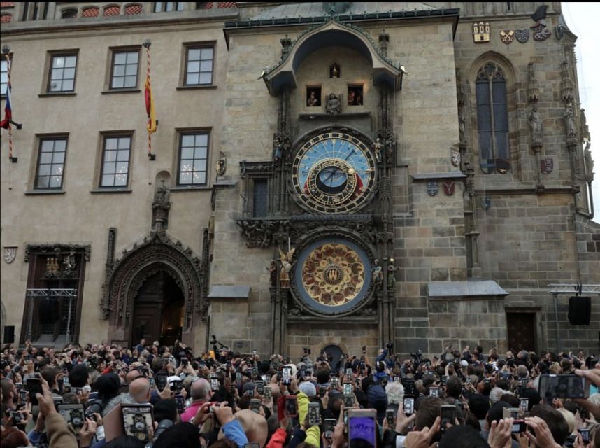 Prague: Half-Day City Highlights Walking Tour - Crossing Charles Bridge