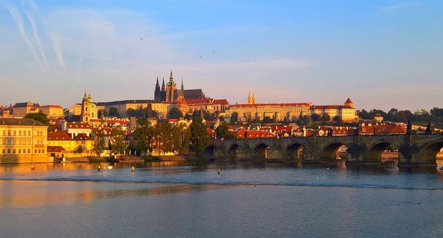 Prague Half-Day City Tour by Car - The John Lennon Wall adds a modern note