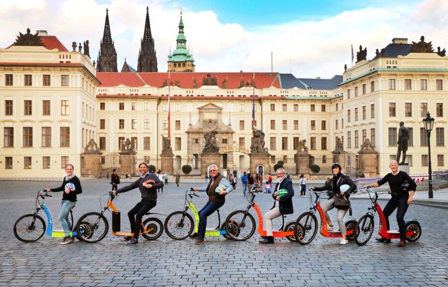 Prague: Half-Day Guided Tour by Segway and E-Scooter - Letná Park gives you the best wide view