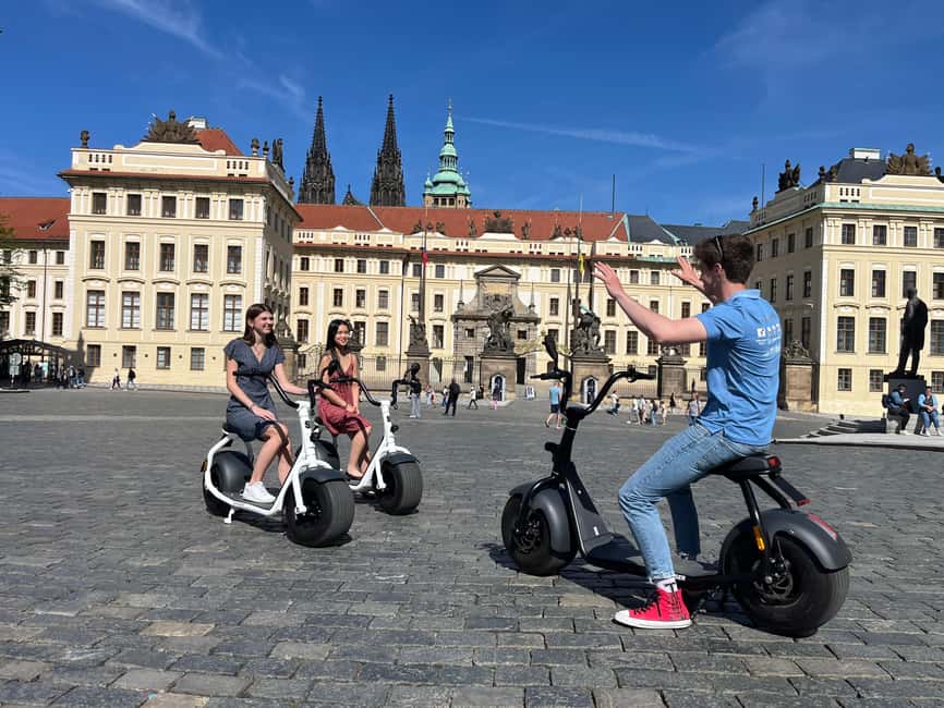 Prague Highlights: Segway & E-Scooter Tour with Taxi Pick-Up - Pickup, practice, and getting comfortable