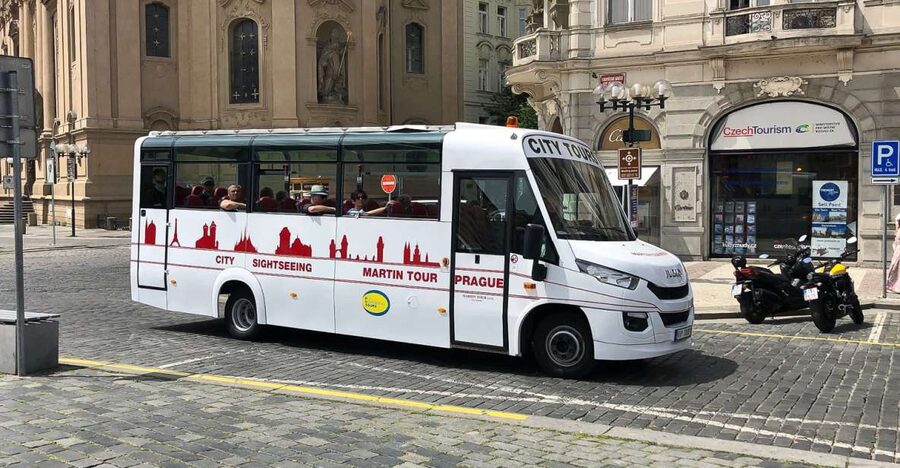 Prague: Historic City Center Bus Tour with Top Sights - The Castle District stop