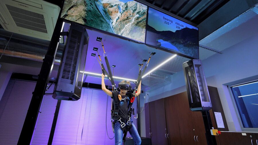Prague: Hurricane Factory Parachute Jump VR Simulator - Who will enjoy this most