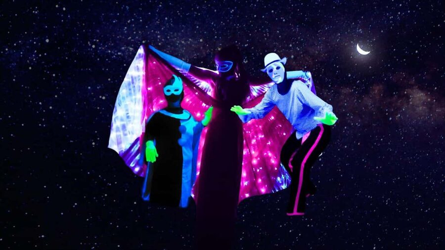 Prague: Images of Love Black Light Theatre Show - Following love through light and shadow