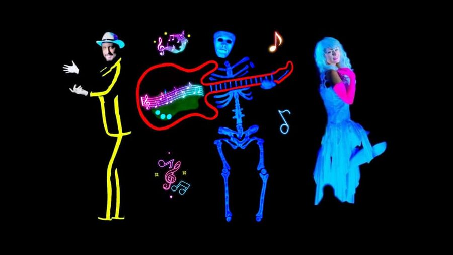 Prague: Images of Love Black Light Theatre Show - Music from Hoidekr to Shakira and Sting