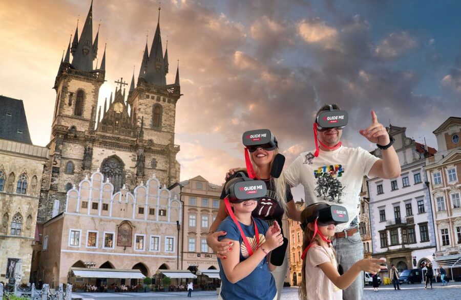 Prague: Immersive History Walking Tour and VR - New Town Hall and the causes of medieval wars