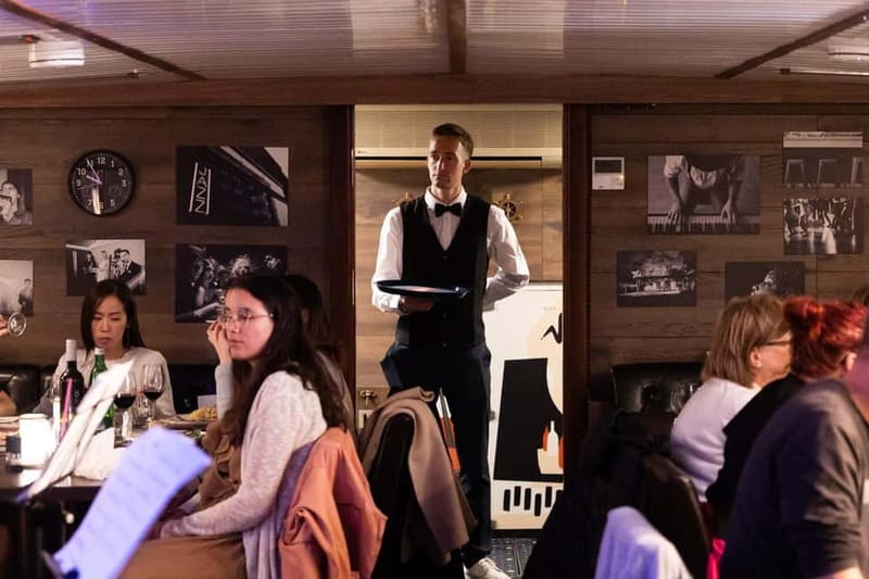 Prague: Jazz Boat Cruise with Live Concert and Optional Meal - Choosing the three-course dinner