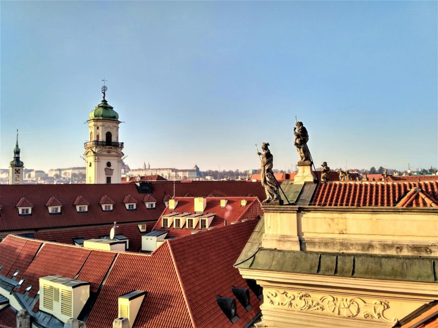 Prague: Klementinum Library & Astronomical Tower Guided Tour - The Baroque Library Hall viewed through a fence