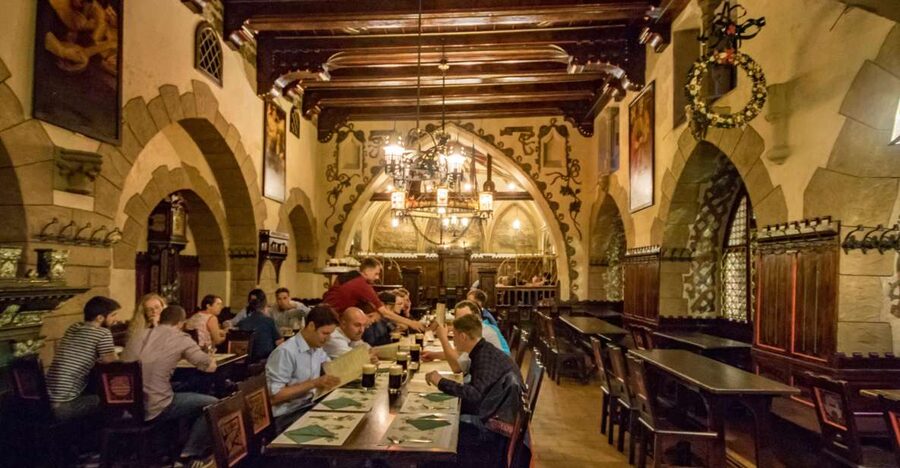 Prague: Legendary Beer Tour with Dinner - Karlova Street and the first beer stop