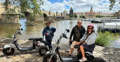 Prague Monastery & Panoramic Viewpoint Electric Trike Tour