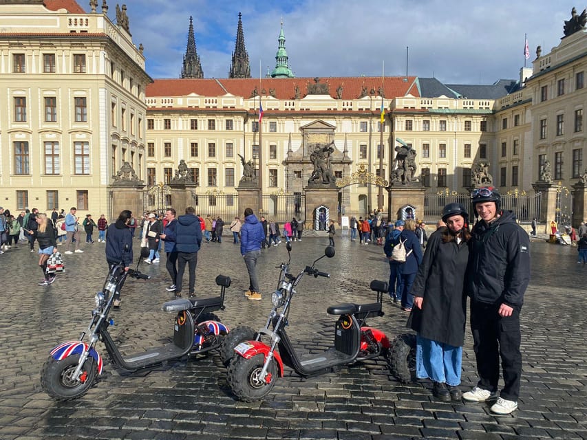 Prague Monastery & Panoramic Viewpoint Electric Trike Tour - Charles Bridge, Rudolfinum, and Paris Street
