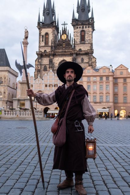 Prague: Nightwatchman of Prague Walking Tour - Charles Bridge and the finish at Charles IV