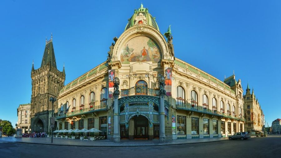 Prague: Old Town and Jewish Quarter 2-Hour Walking Tour - Rudolfinum and the view from Mánes Bridge