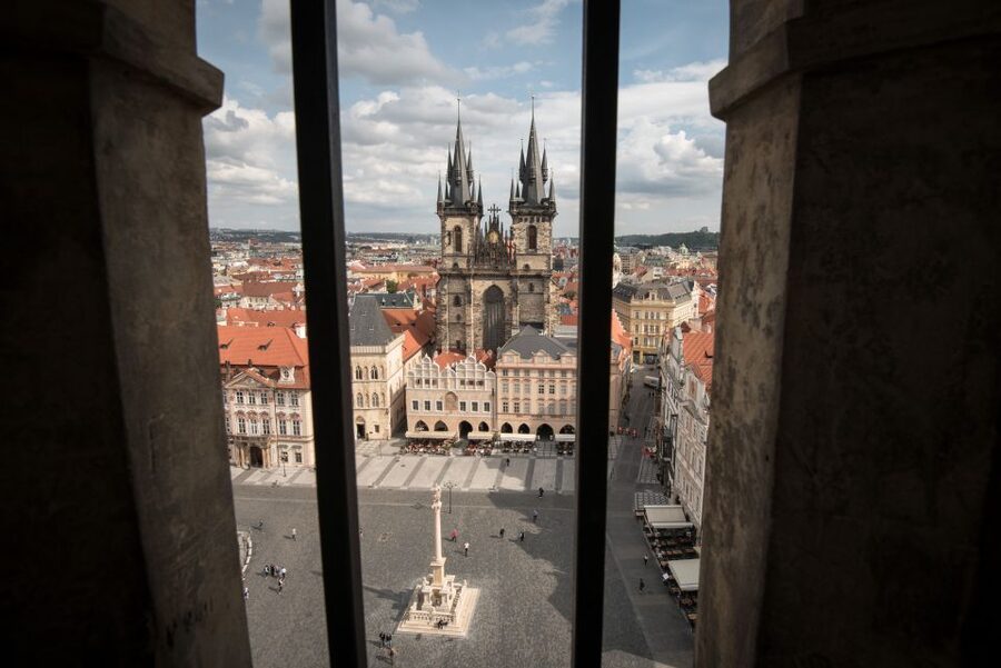 Prague: Old Town, Astronomical Clock and Underground Tour - Climbing the tower for Prague’s wide-angle view