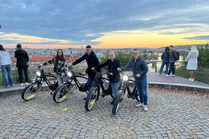 Prague on Stylish Retro styled E-Bike - Viewpoints & Sightseeing - Old Town Square and the Astronomical Clock