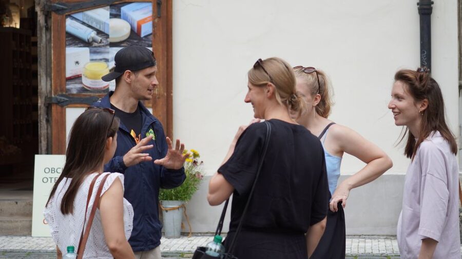 Prague: One Prague Tour with Local Food & Beer - Group size, walking pace, and weather