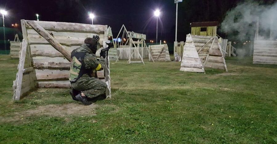 Prague: Paintballing Games - The safety briefing comes before the shooting
