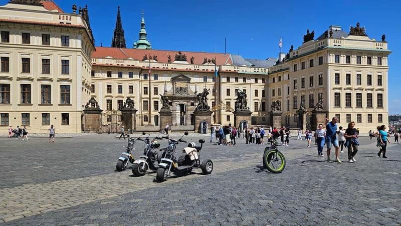 Prague: Panoramic Viewpoints Guided Electric Tricycle Tour - Old streets, small discoveries, and the move toward Letná