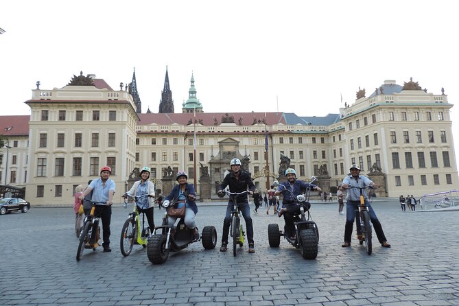 Prague Panoramic Views e-bike and e-Scooter guided Tour - Lennon Wall and the heart of Malá Strana
