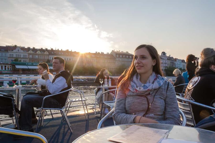 Prague: Panoramic Vltava River Cruise - The Giant Metronome and Prague’s changing skyline
