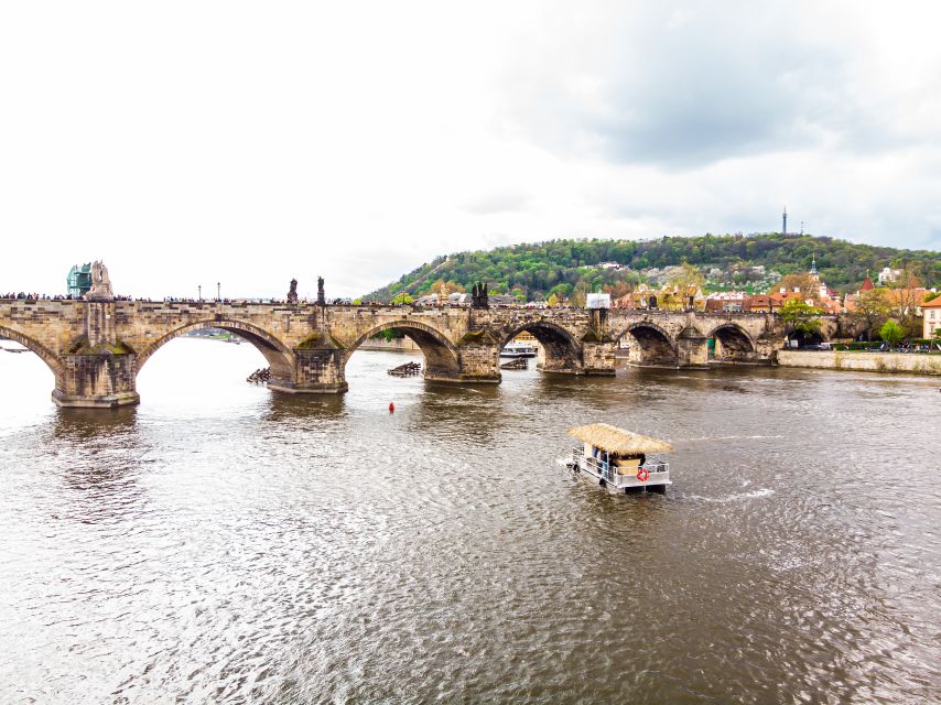 Prague: Party Tiki Boat Sightseeing Cruise with Drinks - What the onboard setup is really like