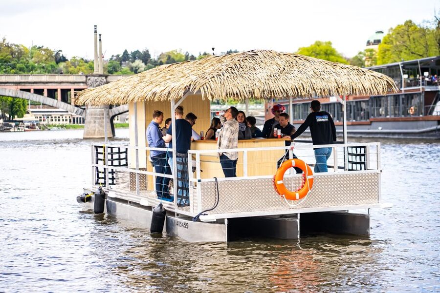 Prague: Party Tiki Boat Sightseeing Cruise with Drinks - Is $518 good value?